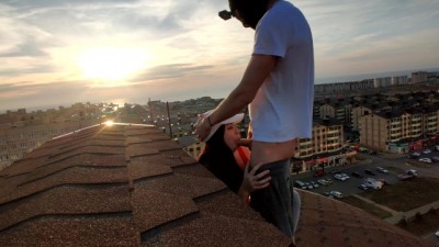 Roof Romp: Thrill of Public Sex Caught in Action!