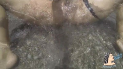 Naughty Beach Teasing and Flirting Fun