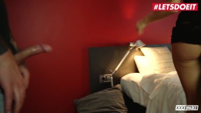 Ravishing Redhead's Naughty Threesome with Boyfriend & Delivery Guy