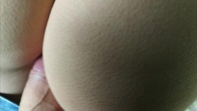 Anal Creampie for Slim Fit Babe Outdoors