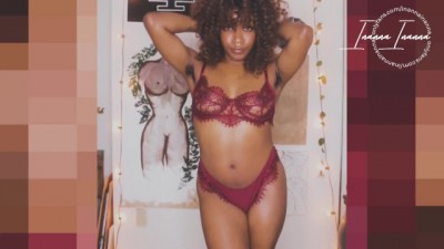 RED HOT Lingerie try on Haul Ebony Teen (+18)