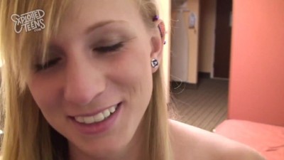This petite blonde teen gets creampied (+18)