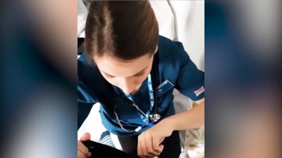 Hot Young Nurse, fucked in PUBLIC HOSPITAL (+18)