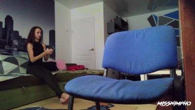 in my stepsister's room