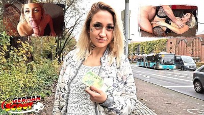 CHEATING TEEN GINA MADE TO HOOKER AT REAL STREET CASTING (+18)