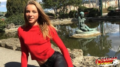 SKINNY COLLEGE TEEN EMILY TALK TO FUCK AT STREET CASTING (+18)