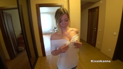 Blonde loves anal plug and rough sex!
