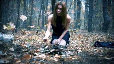 Teen in the forest turns into a succubus horny for devil cum (+18)