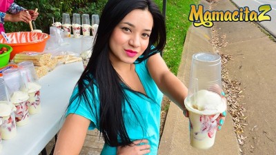 Young Petite Colombian Street Vendor Rides Cock Like a Pro (+18)
