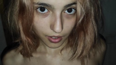 Skinny petite teen enjoys it with big cock until she cums (+18)