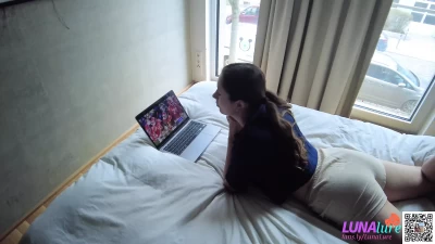 Naughty Neighbor Seduction During the Big Game
