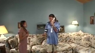 Male Babysitter Fucks Naive Girl in the Ass