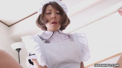 Japanese Maid Gets Wild and Horny Uncensored