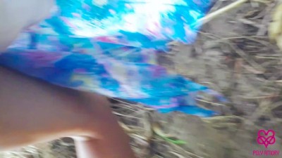 Wild Outdoor Threesome: Forest Fuck & Creampie Adventure